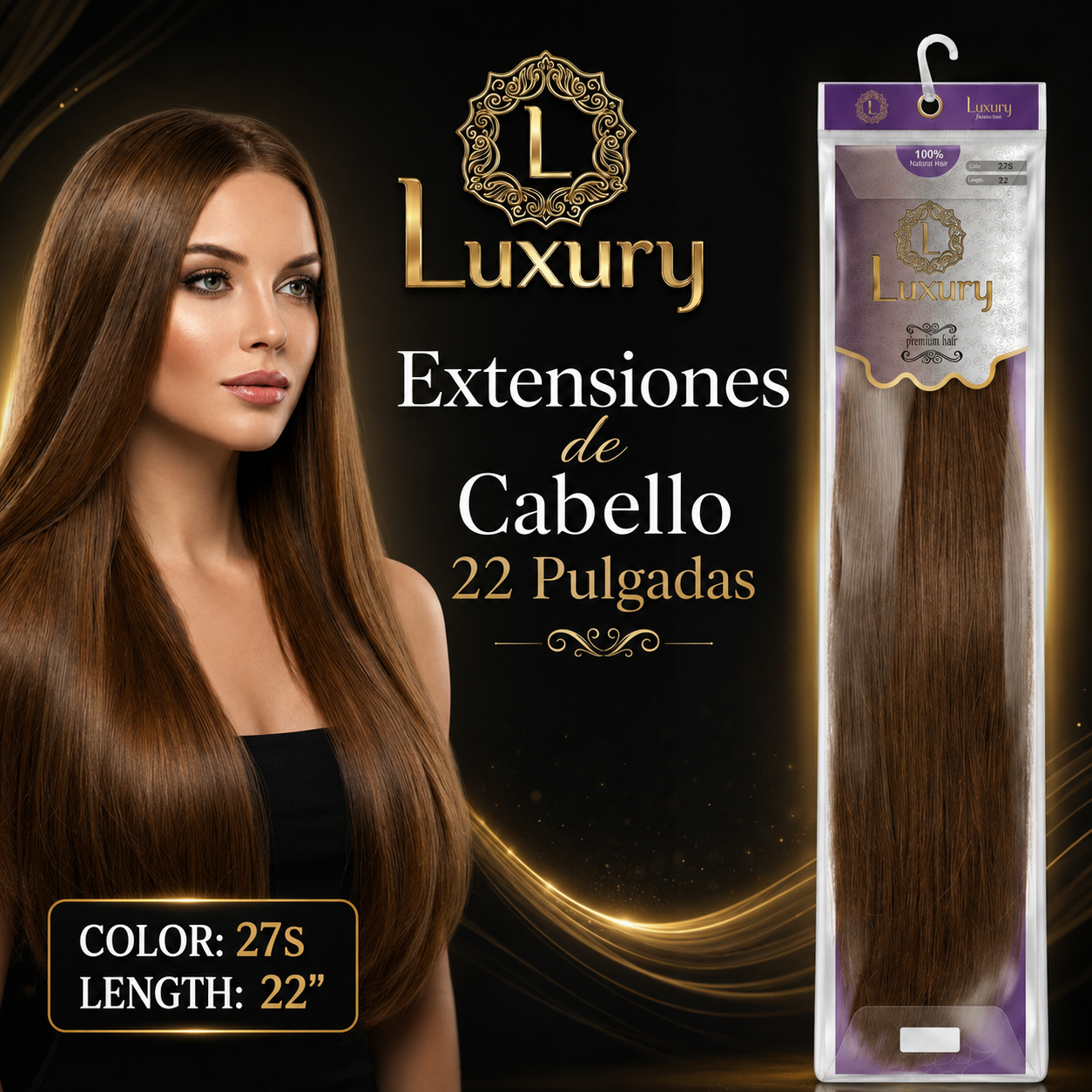 Extensiones de Cabello 22 Pulgadas