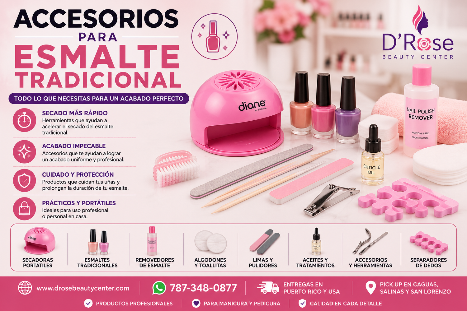 Accesorios para Esmalte Tradicional