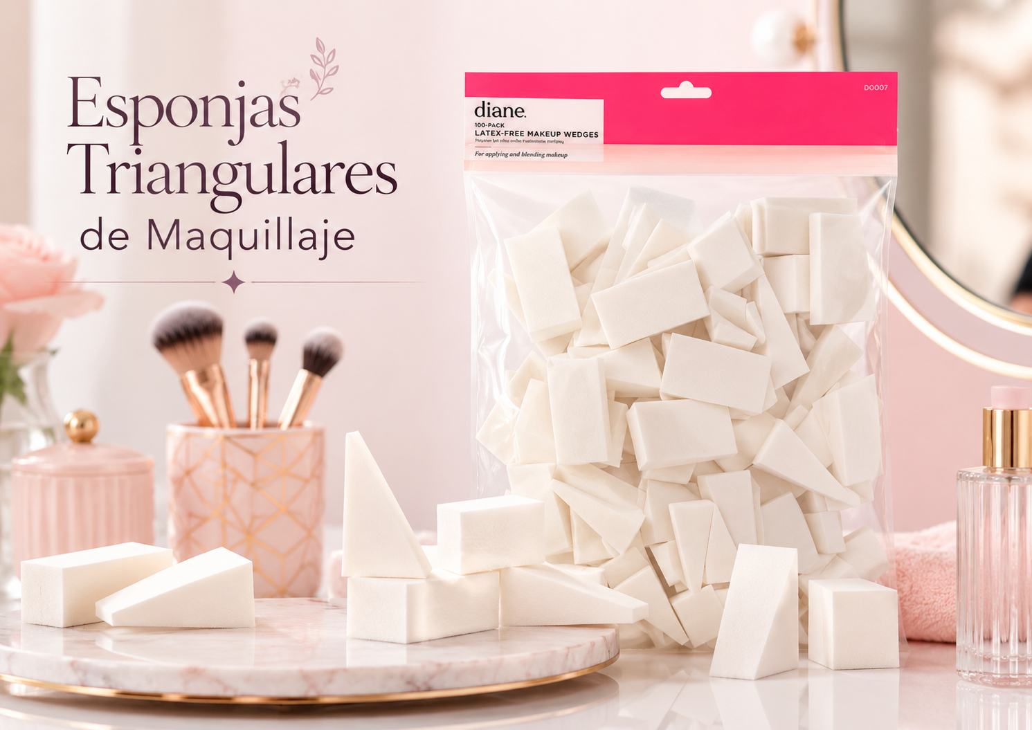 Esponjas Triangulares de Maquillaje