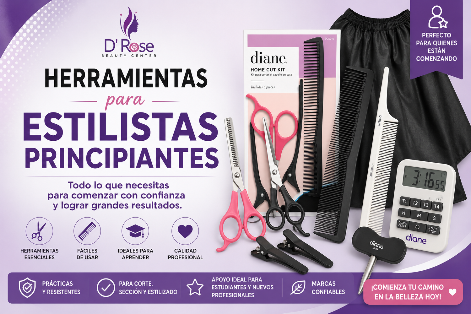 Herramientas para Estilistas Principiantes