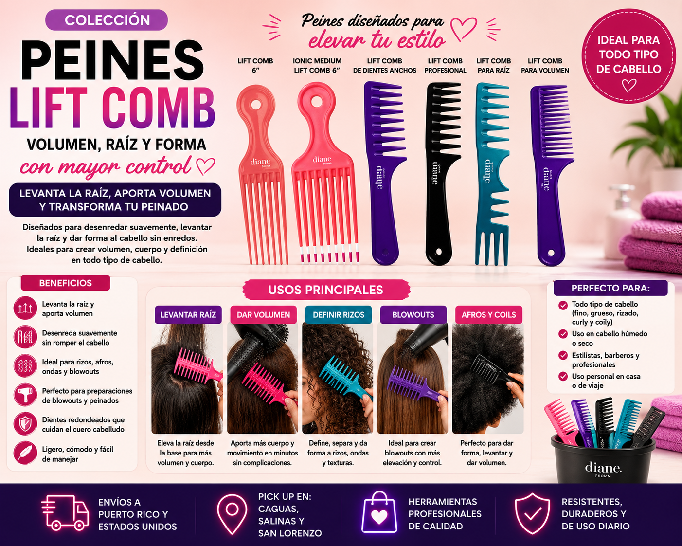 Peines Lift Comb