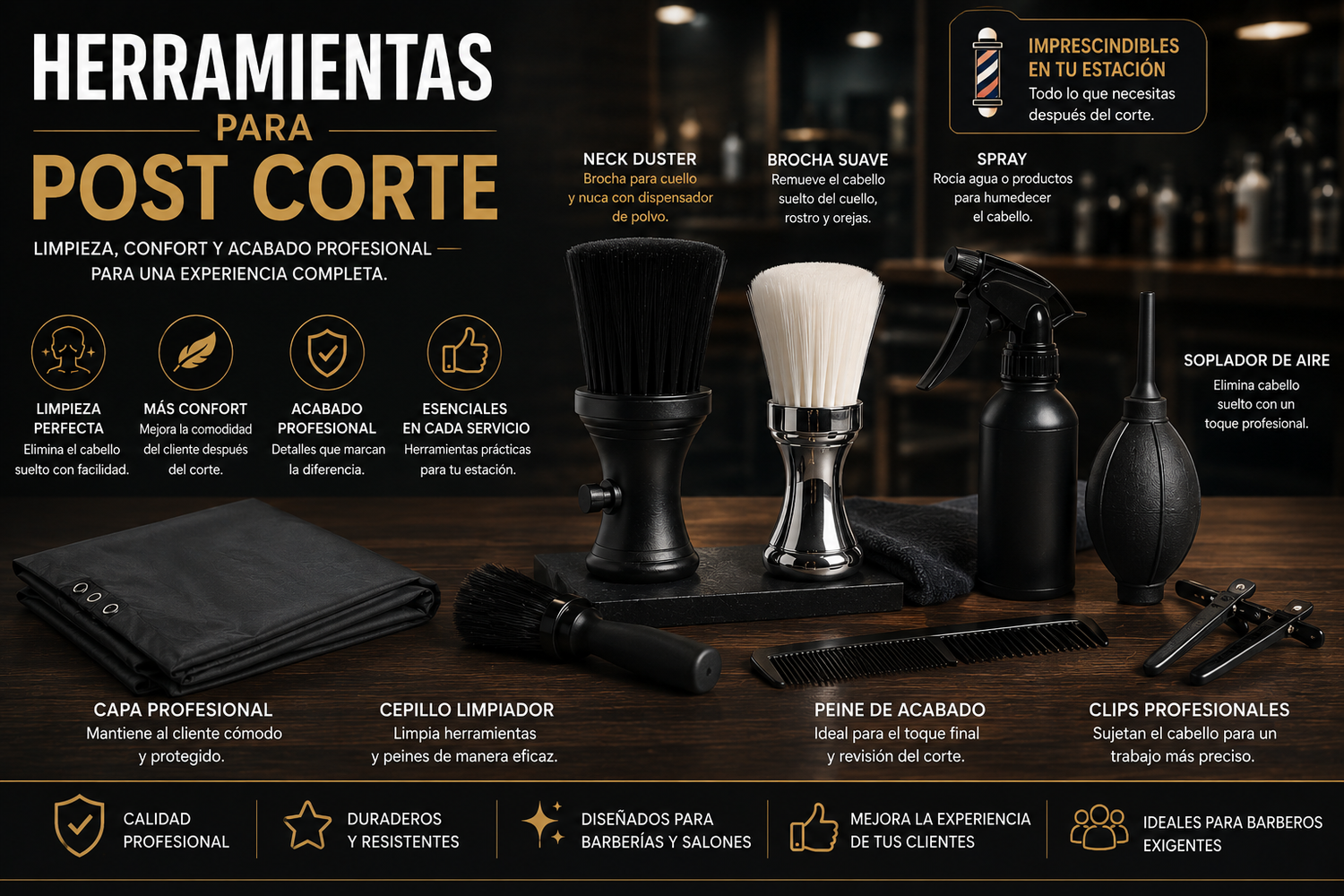 Herramientas para Post Corte
