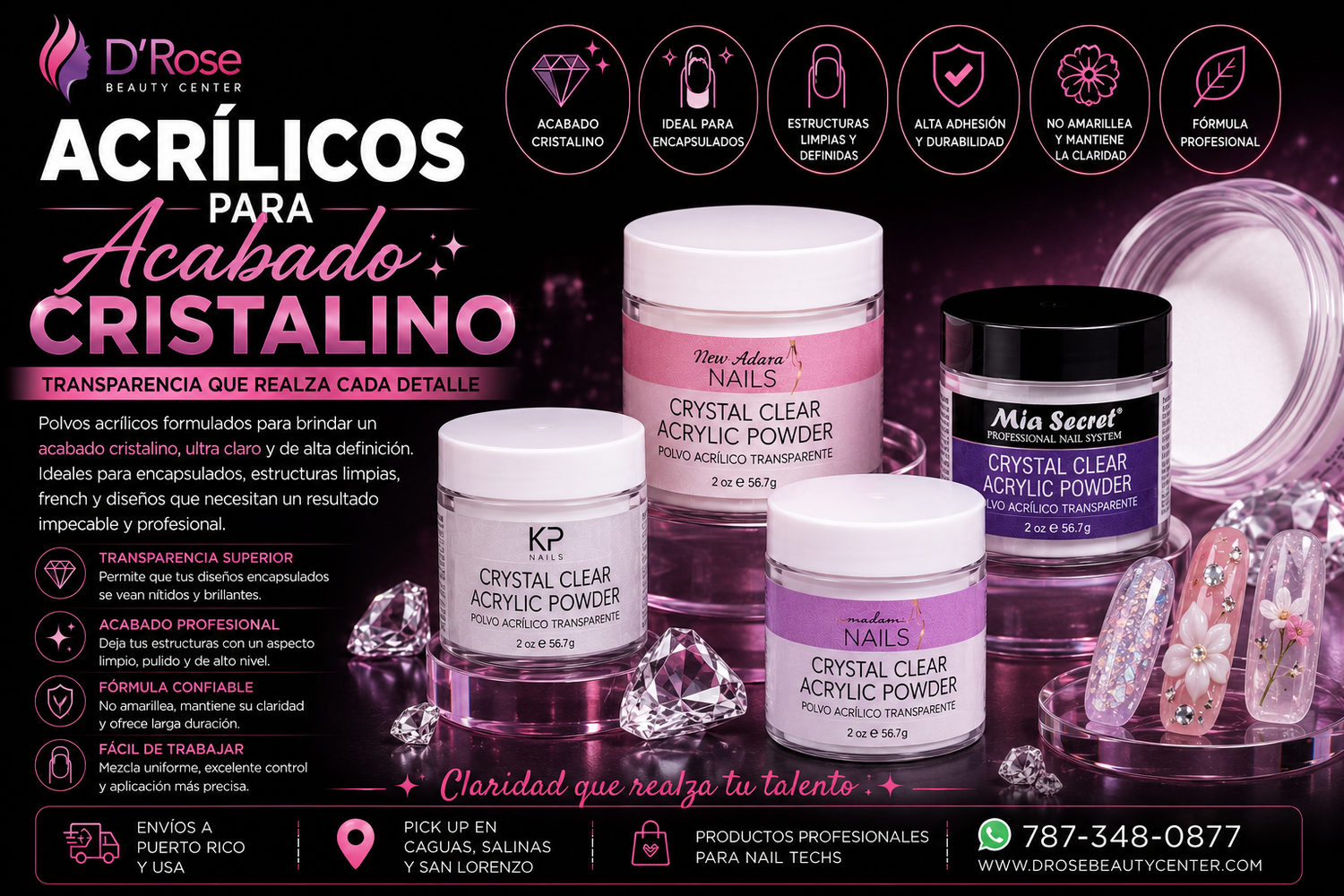 Acrílicos para Acabado Cristalino
