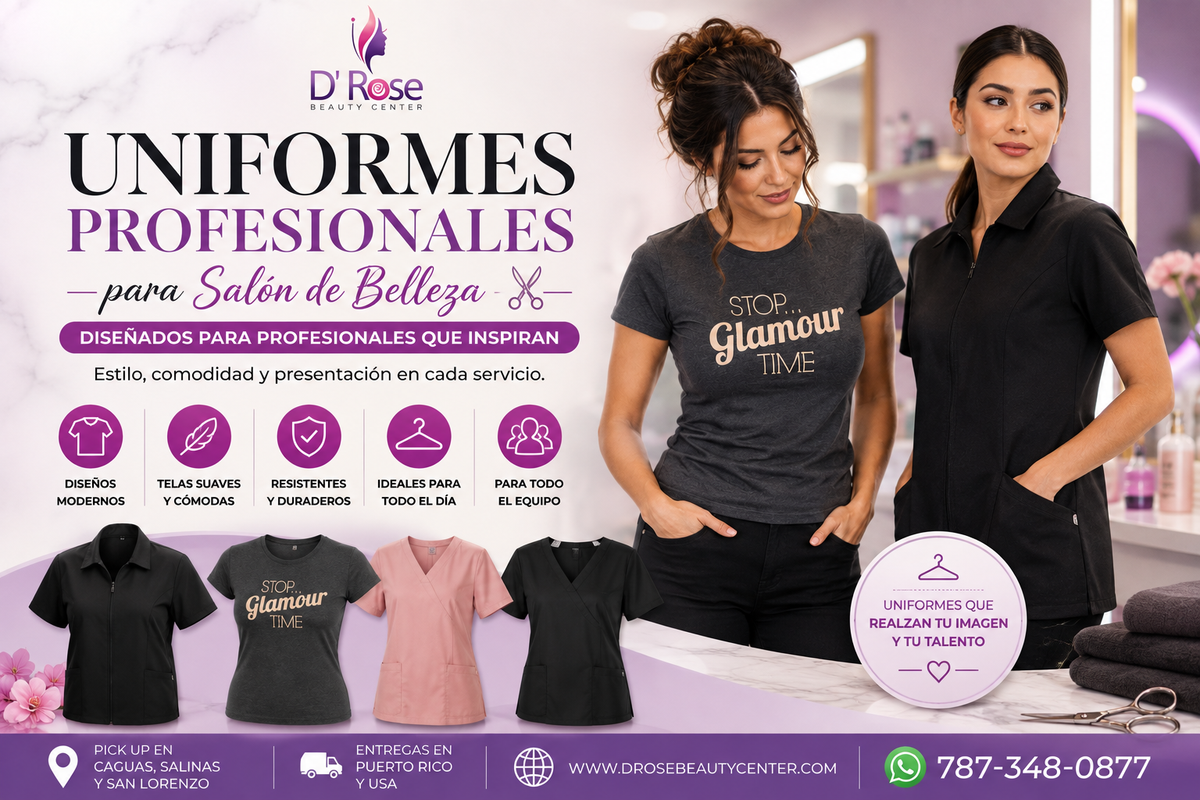 Uniformes Profesionales para Salón de Belleza