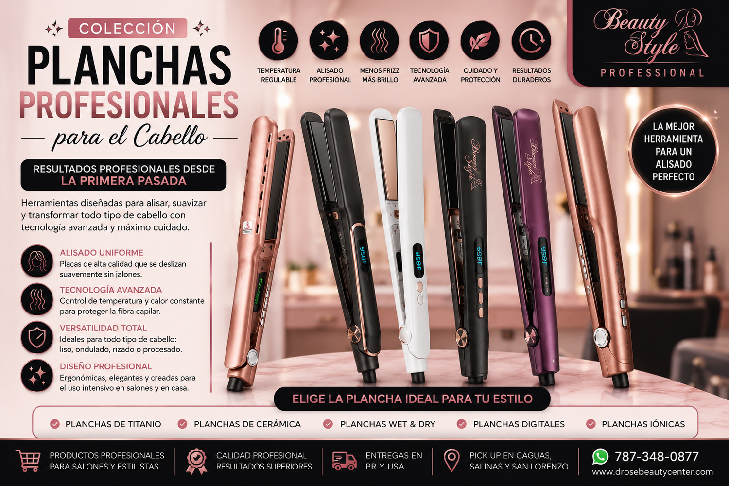 Planchas Profesionales para el Cabello