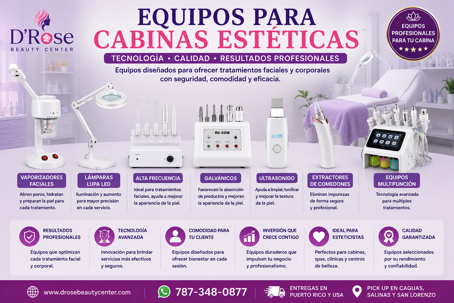Equipos Profesionales para Cabinas Estéticas