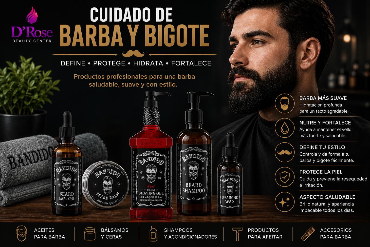 Cuidado de Barba y Bigote