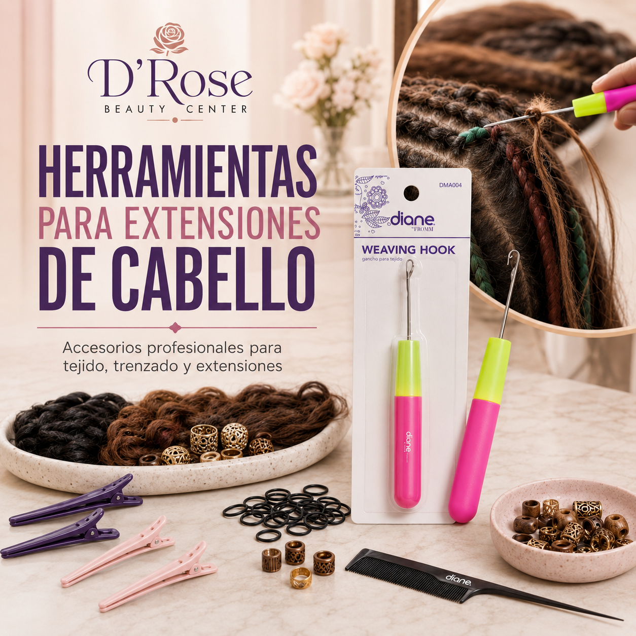 Herramientas para Extensiones de Cabello