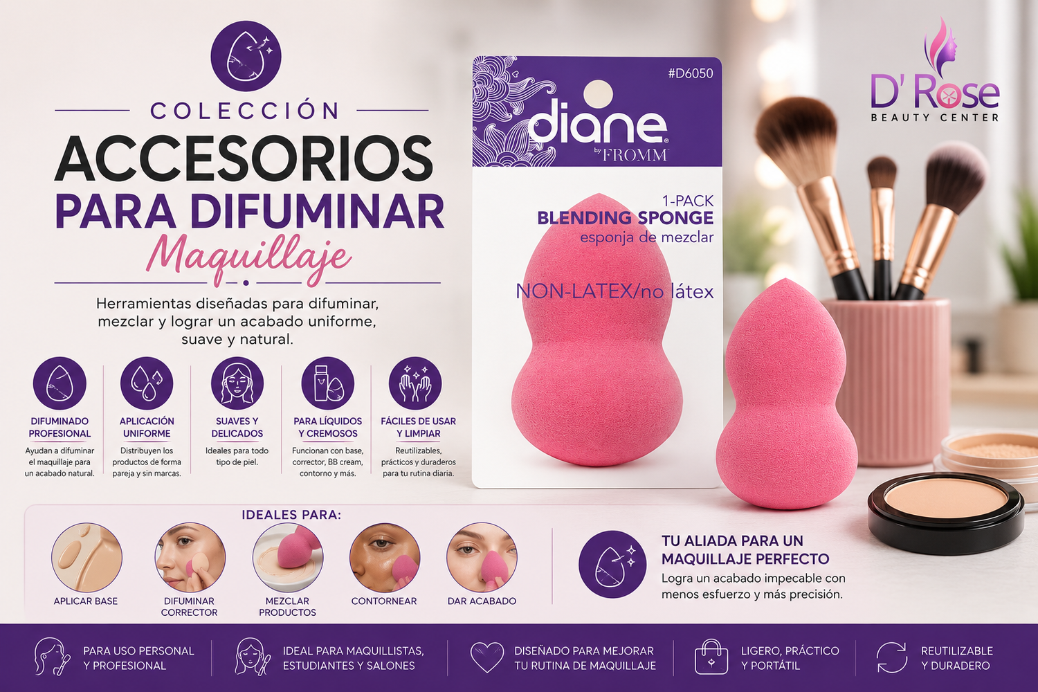 Accesorios para Difuminar Maquillaje