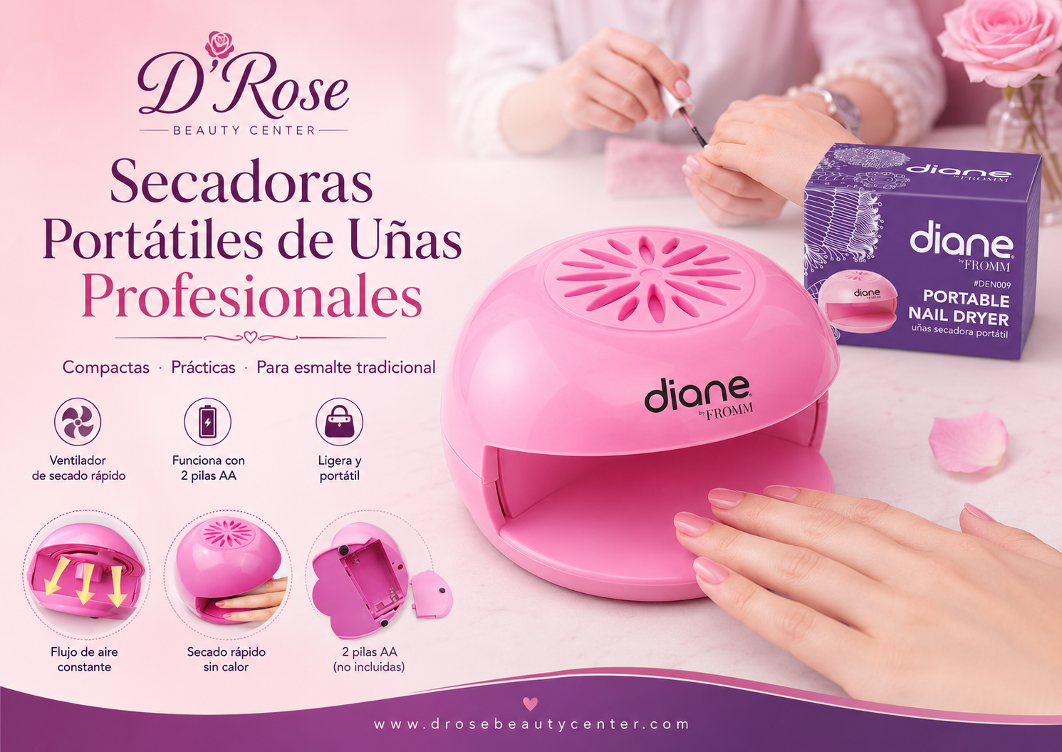 Secadoras Portátiles de Uñas Profesionales