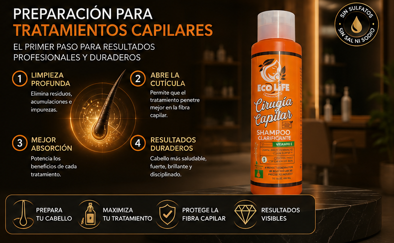 Preparación para Tratamientos Capilares