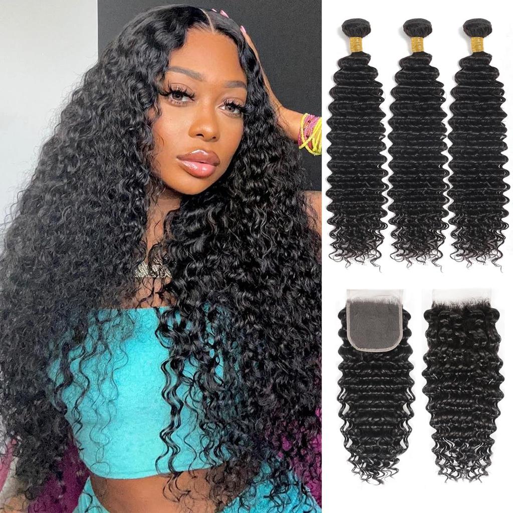 Extensiones Deep Wave / Rizos Definidos – Volumen y Textura Natural