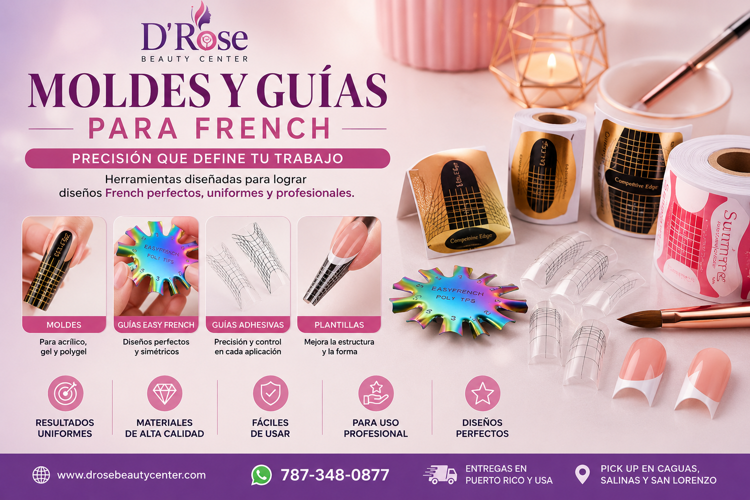 Moldes y Guías para French Profesional