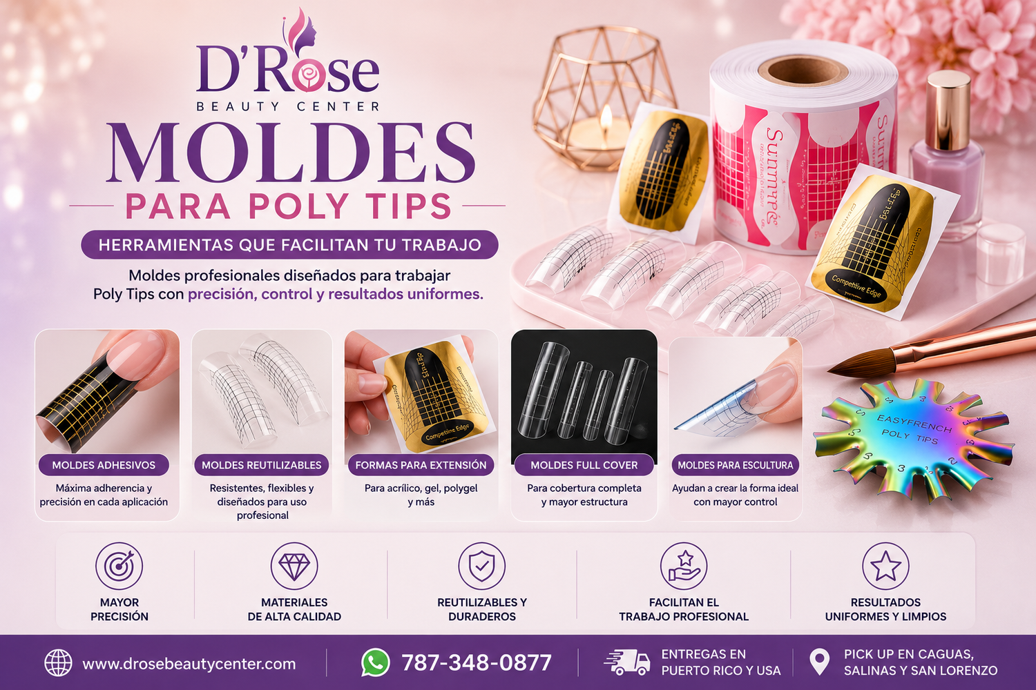 Moldes para Poly Tips (Dual Forms)