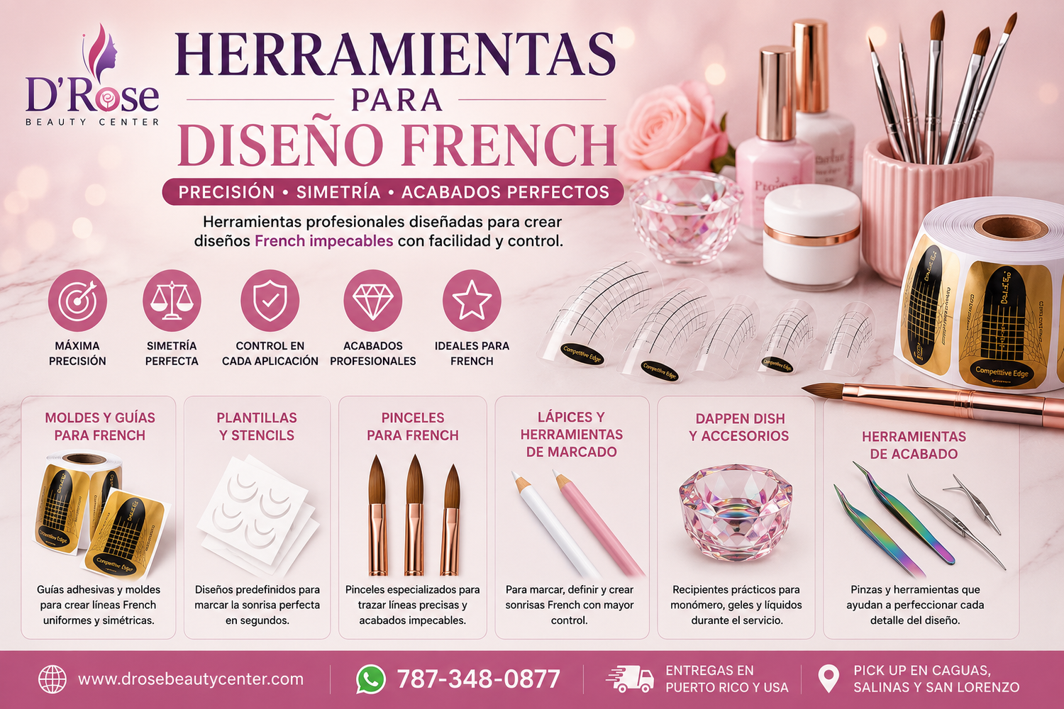 Herramientas para Diseño French Profesional