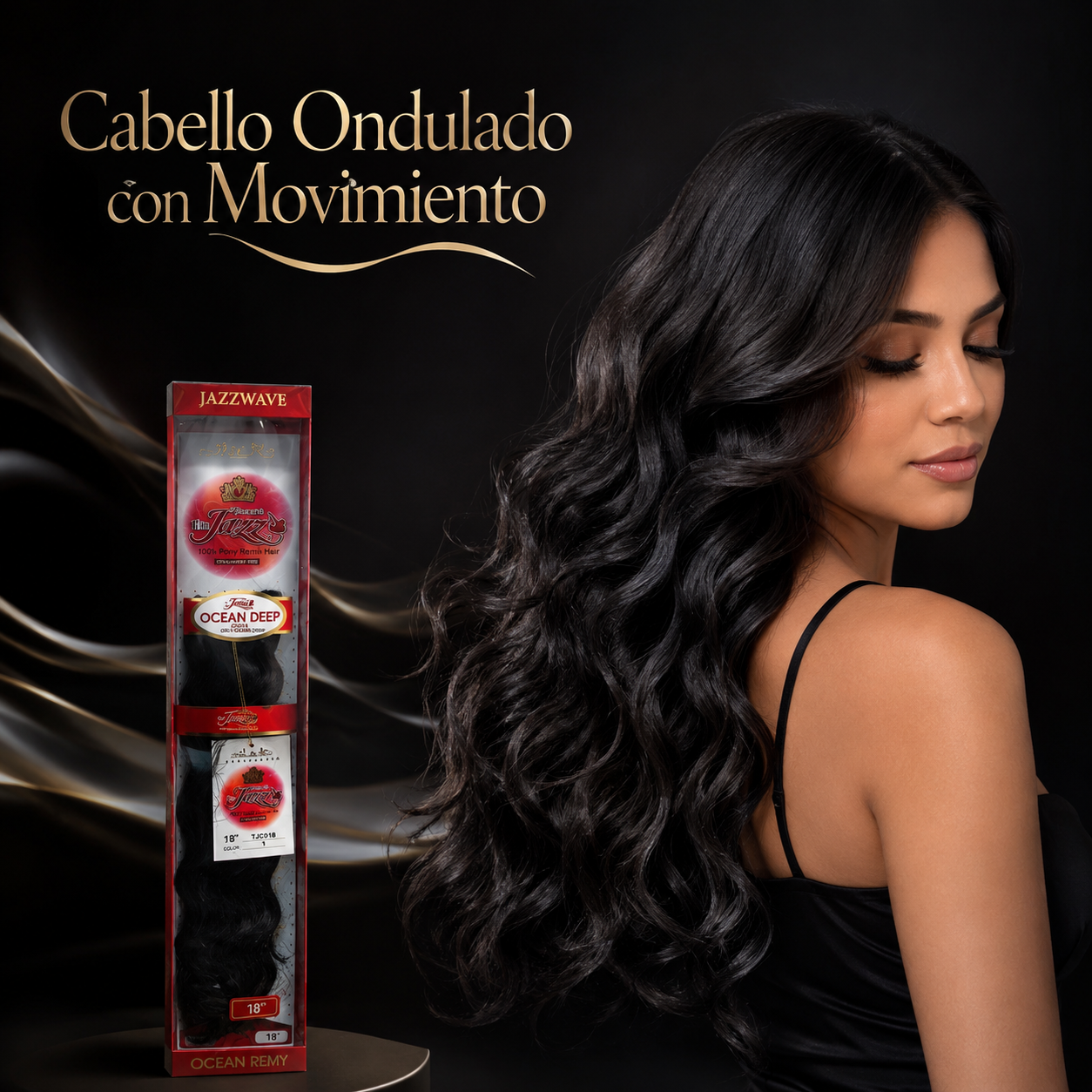 Cabello Ondulado con Movimiento