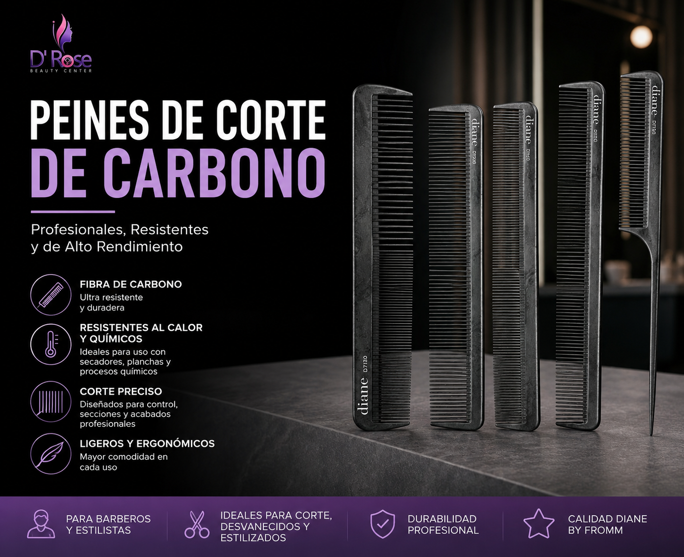 Peines de Corte de Carbono