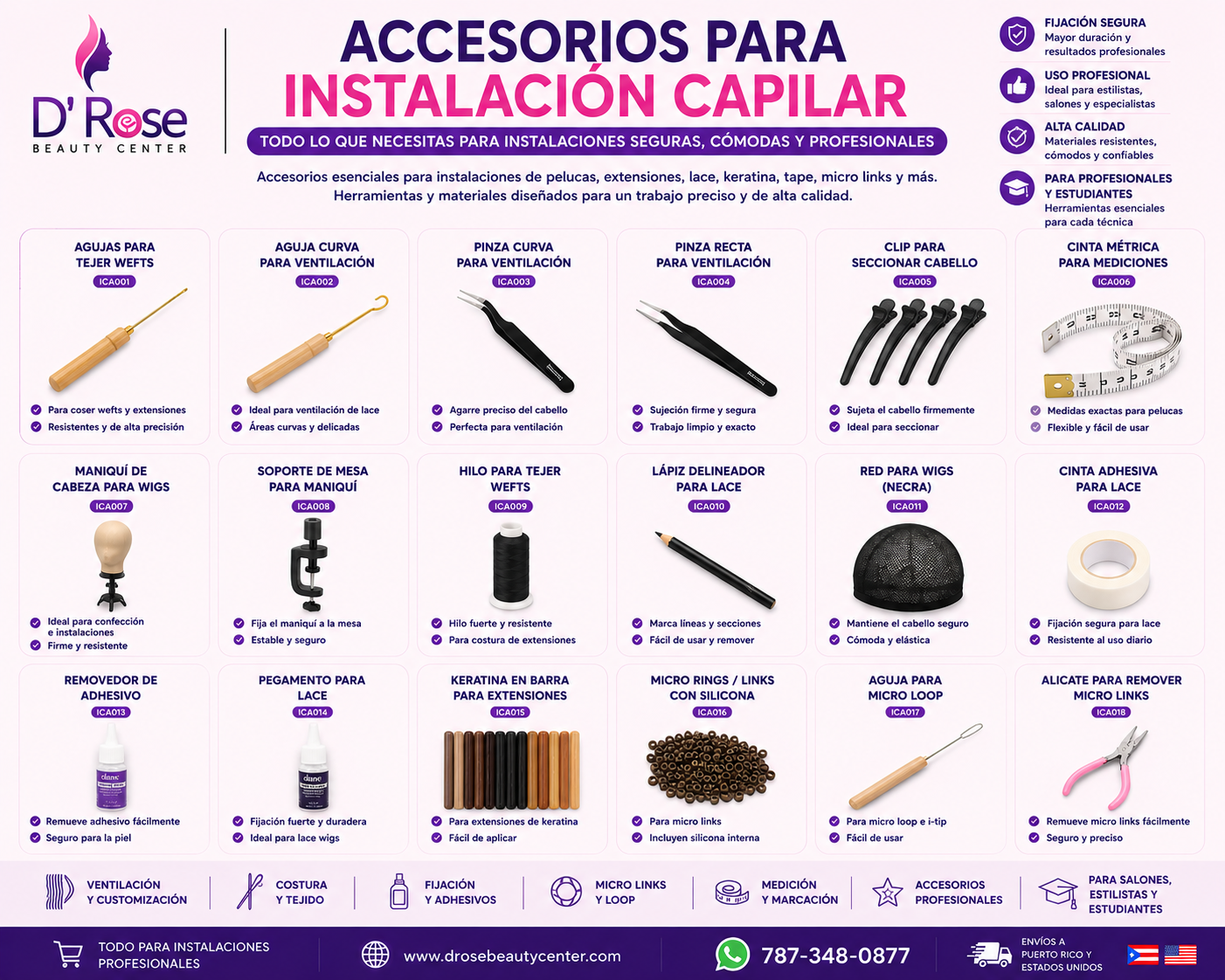 Accesorios para Instalación Capilar