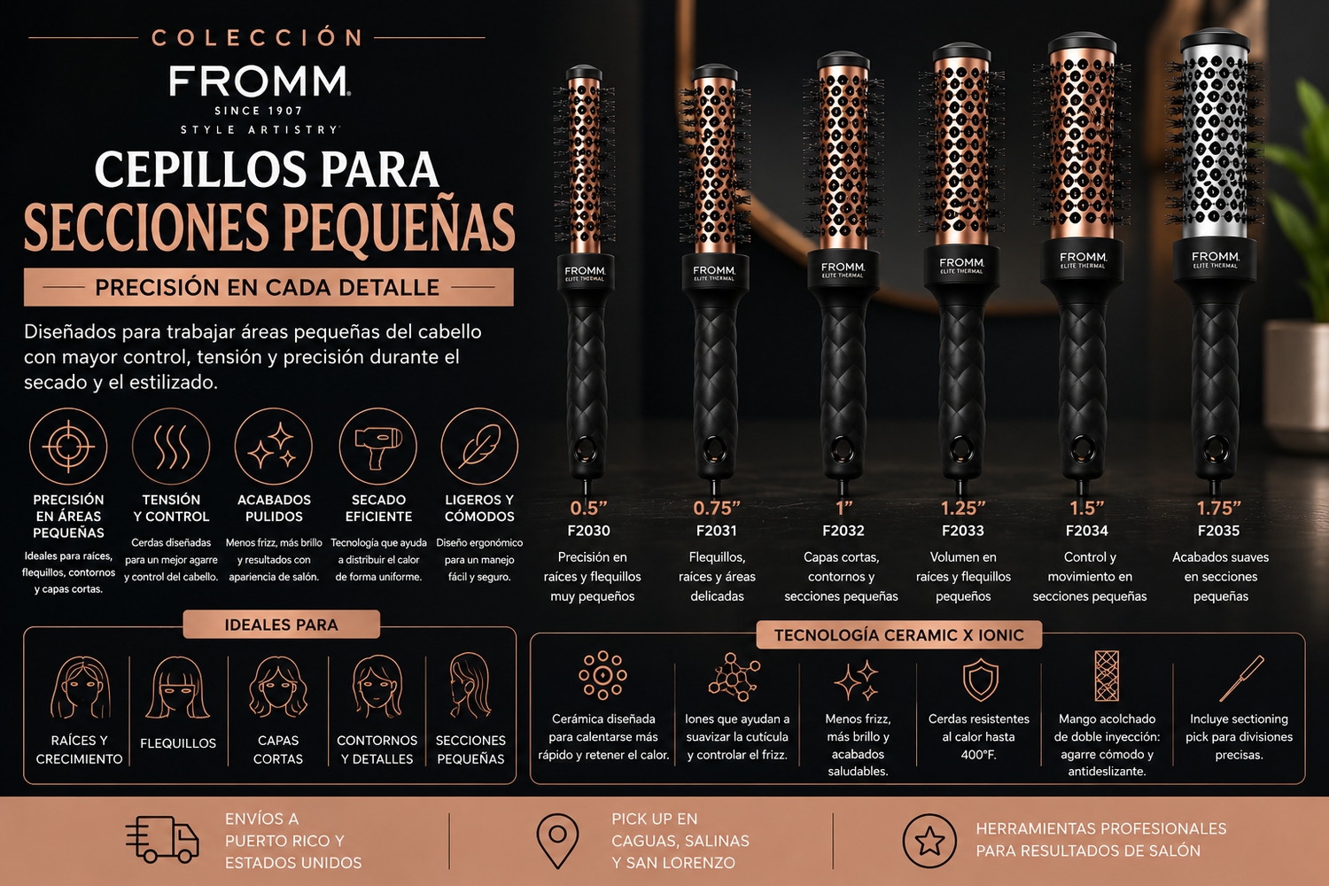 Cepillos para Secciones Pequeñas