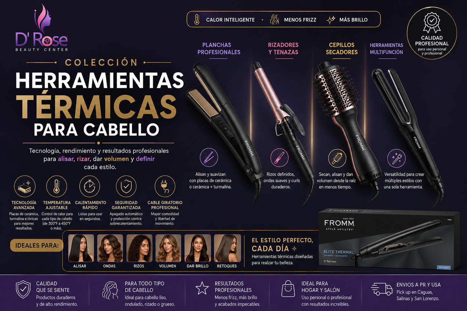 Herramientas Térmicas para Cabello