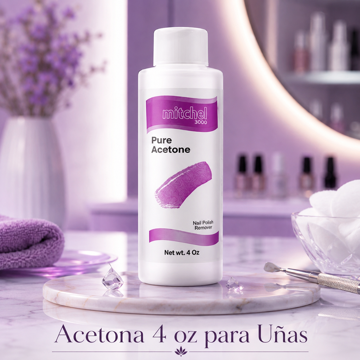 Acetona 4 oz para Uñas