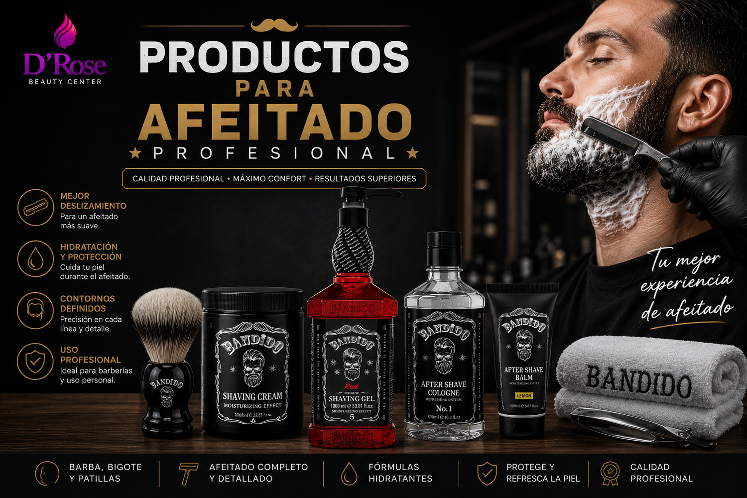 Productos para Afeitado Profesional