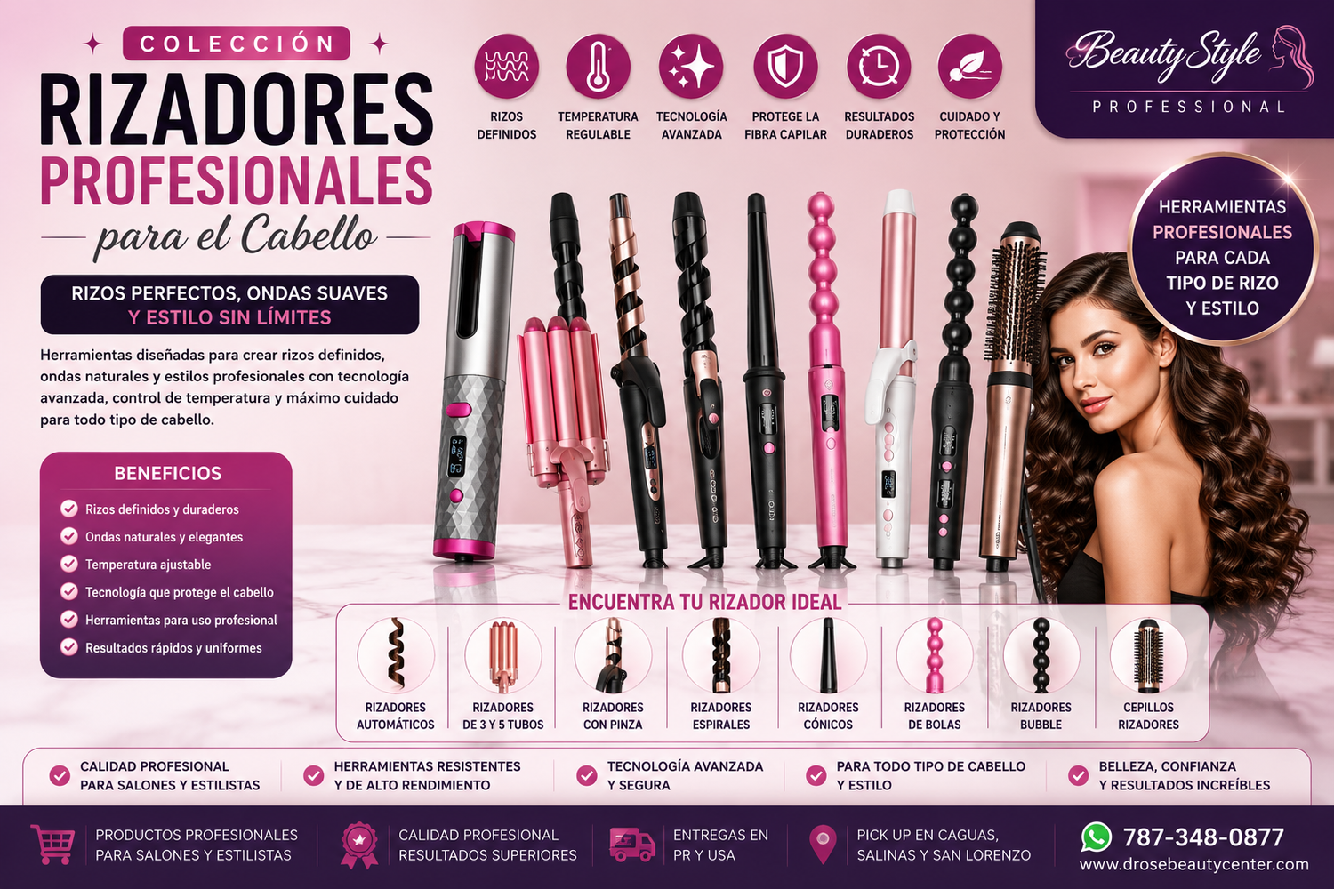 Rizadores Profesionales para el Cabello