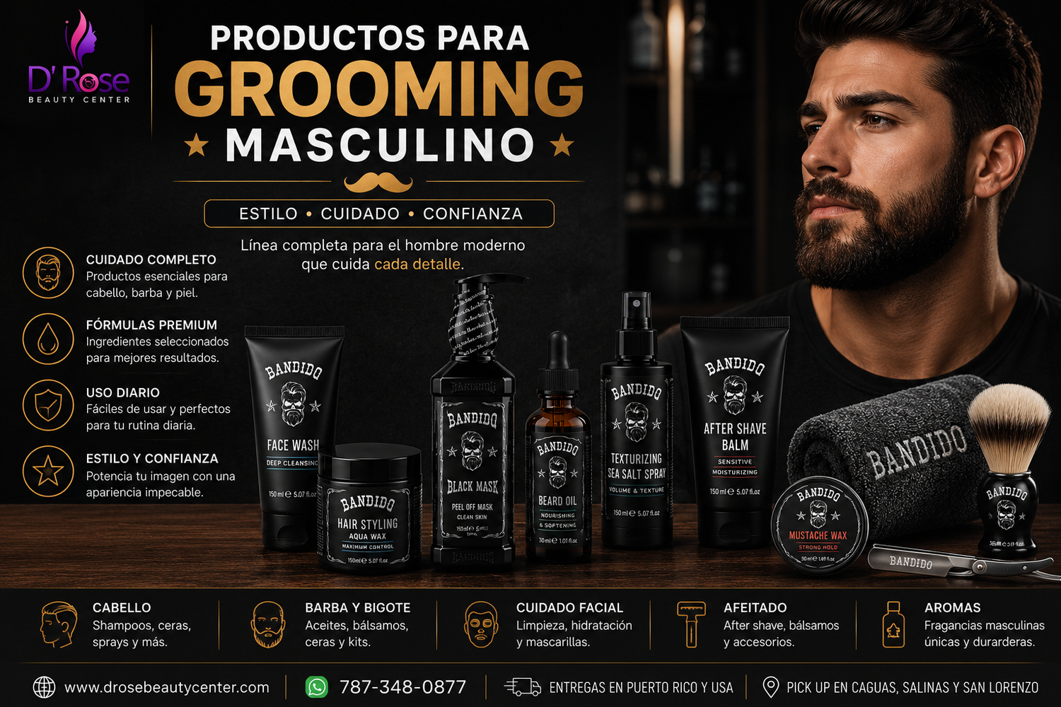 Productos para Grooming Masculino