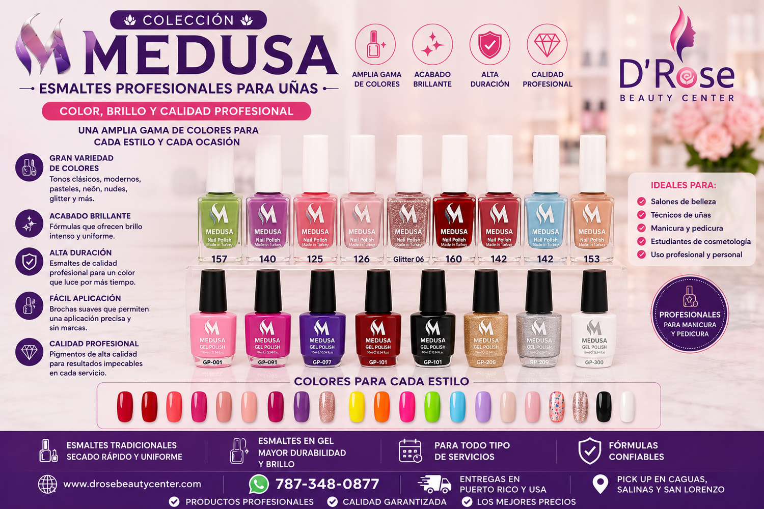 MEDUSA – Esmaltes Profesionales para Uñas