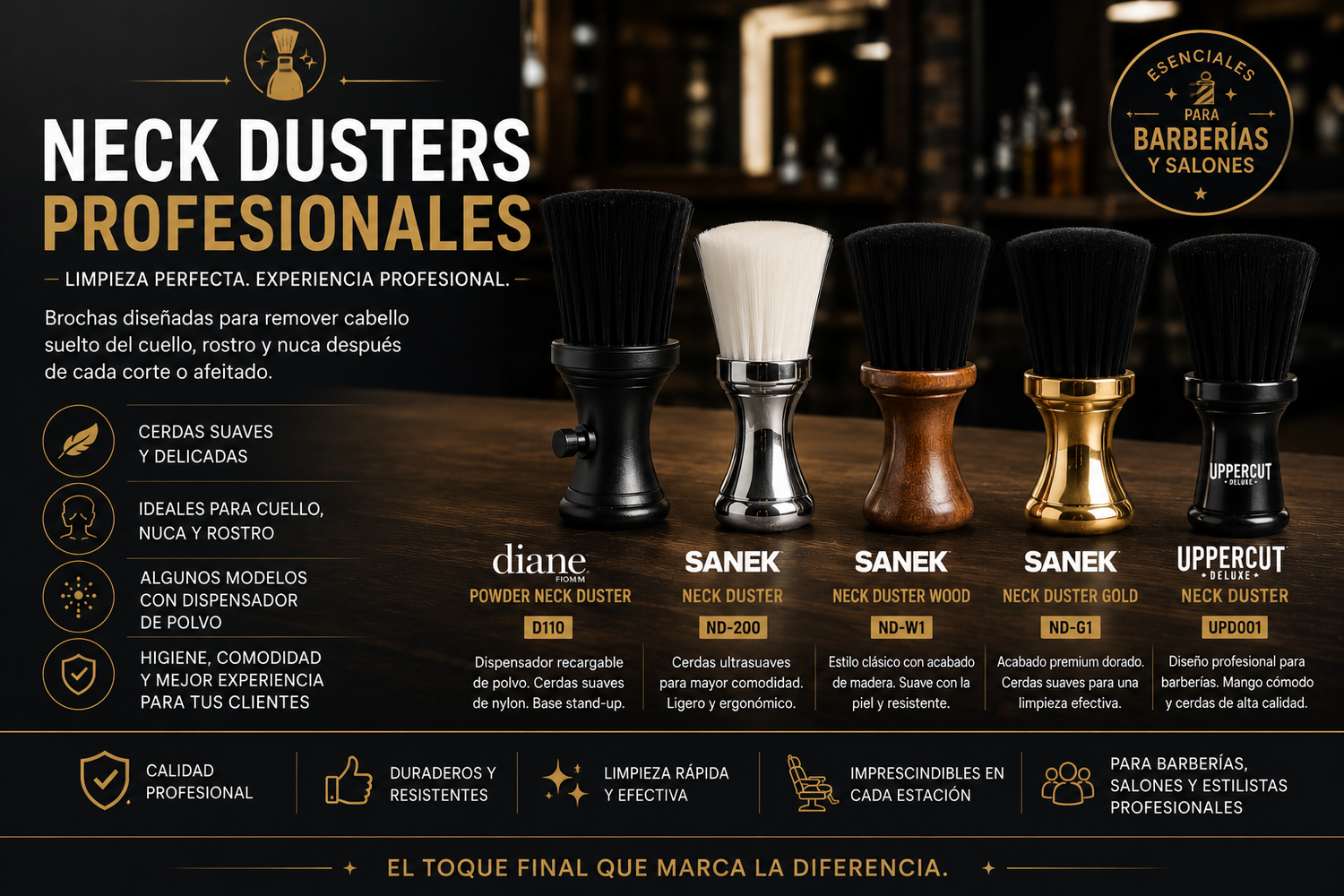 Neck Dusters Profesionales