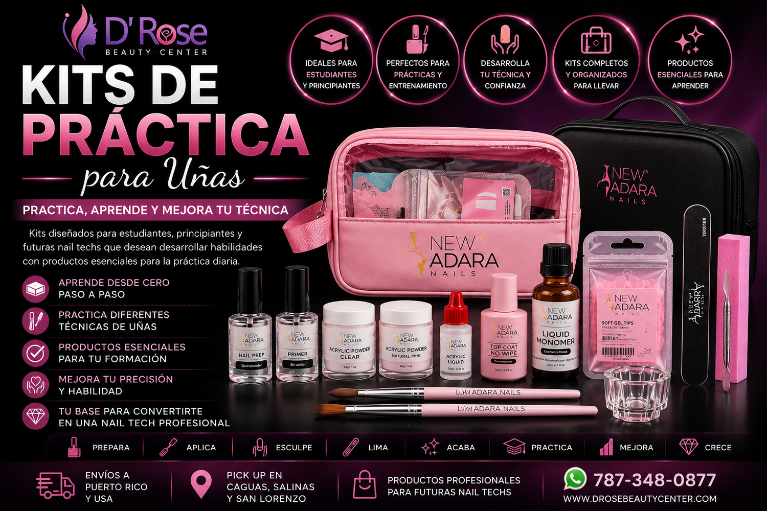 Kits de Práctica para Uñas