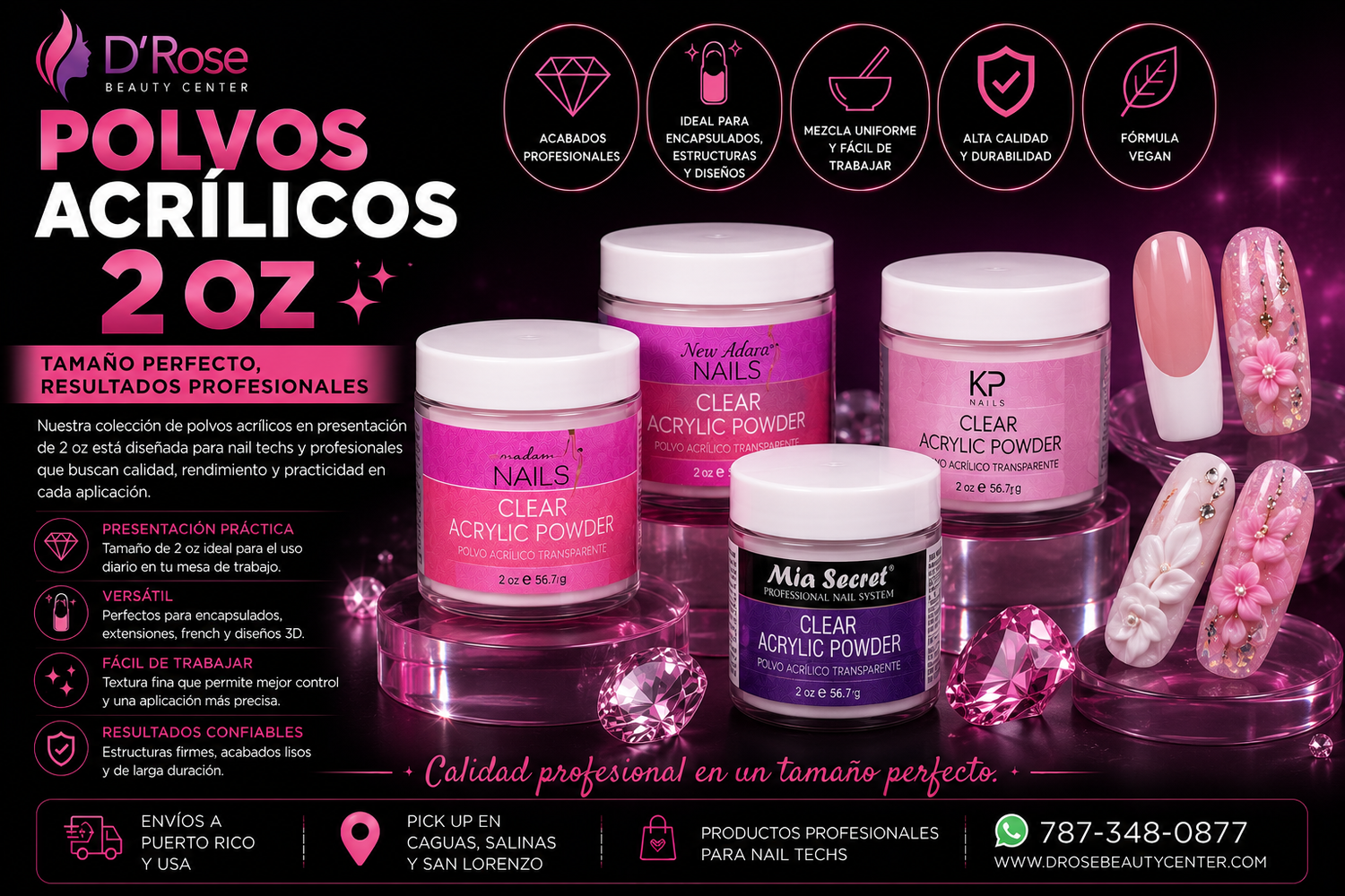 Polvos Acrílicos 2 oz