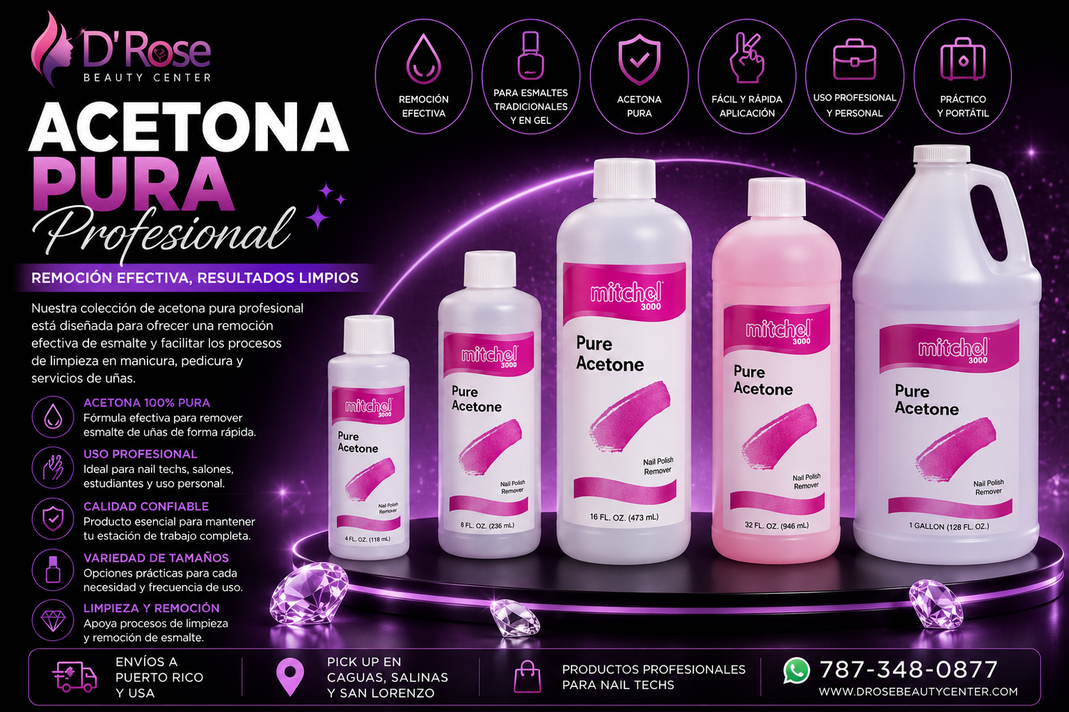 Acetona Pura Profesional