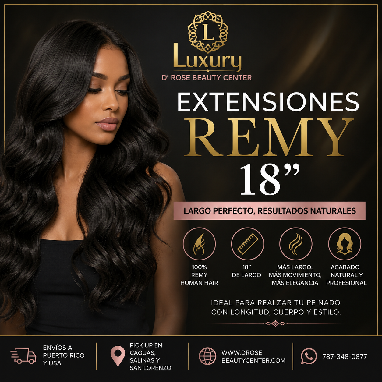 Extensiones Remy 18 Pulgadas