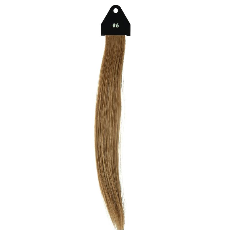Extensiones Color #6 Castaño Claro – Tono Luminoso Natural con Acabado Profesional