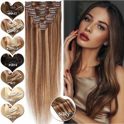 Extensiones Color #F4/613 Mezcla Castaño & Rubio Claro – Balayage Alto Contraste