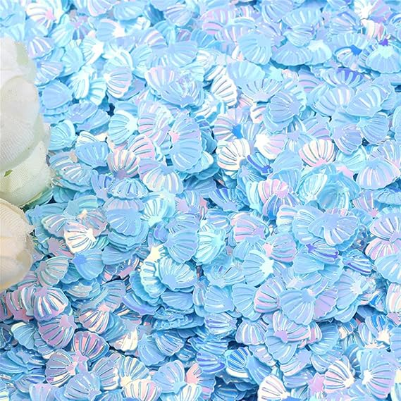 Confeti o Bisutería para Uñas Conchitas Iridiscentes NSB0050