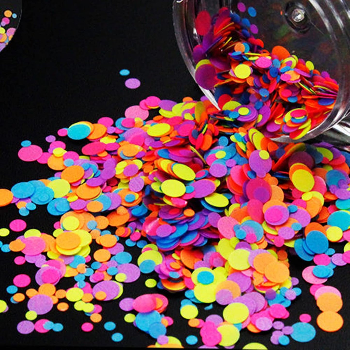 Confeti Fluorescente Multicolor para Uñas Nail Art NSB0070