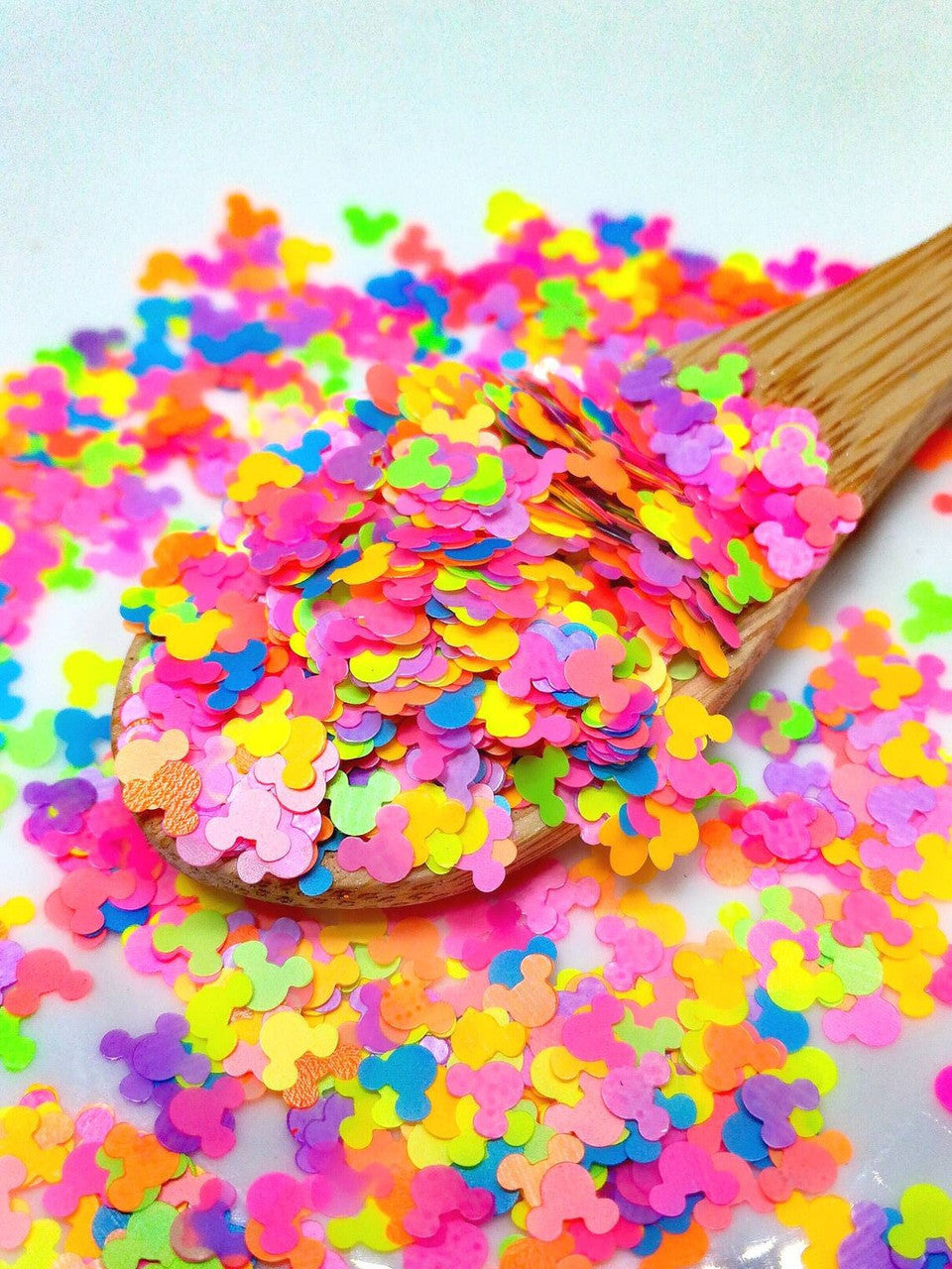 Confeti Fluorescente Multicolor para Uñas Tipo Ratón NSB0073