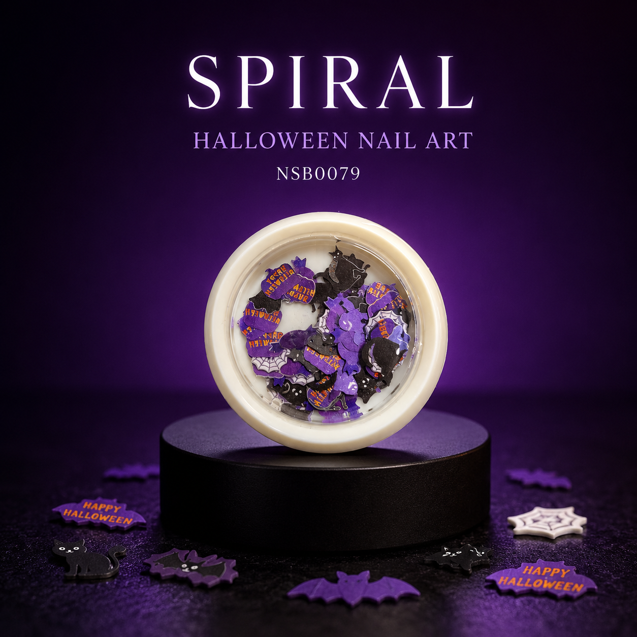SPIRAL Bisutería para Uñas Halloween NSB0079
