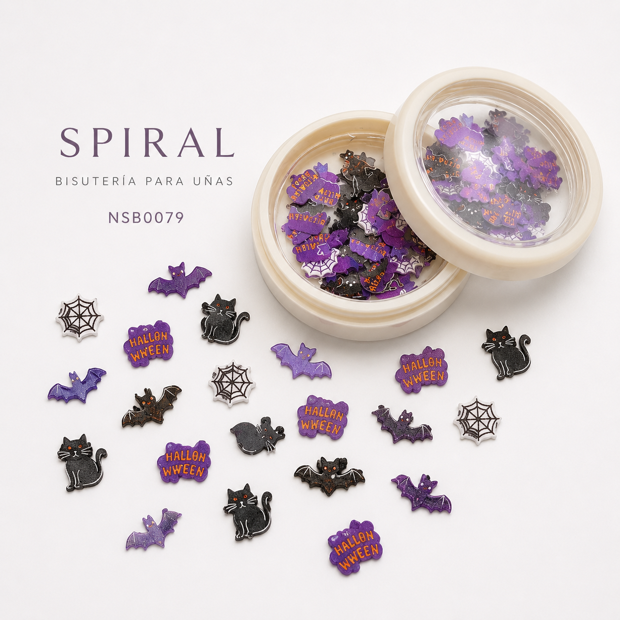 SPIRAL Bisutería para Uñas Halloween NSB0079