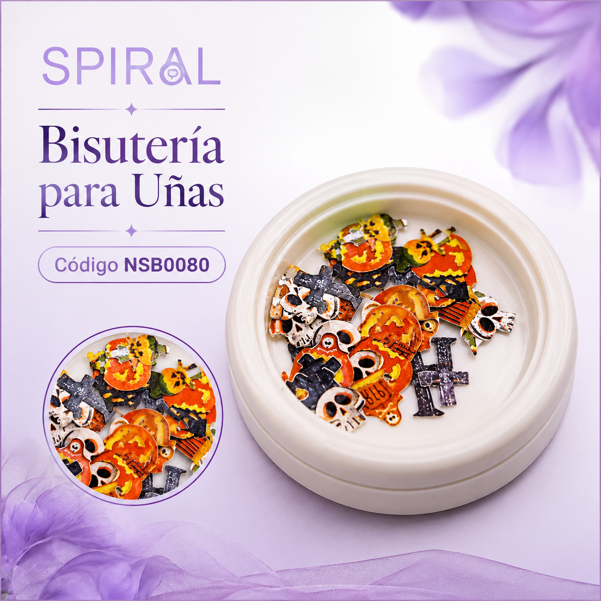 SPIRAL Bisutería para Uñas Halloween NSB0080 | Decoración Nail Art