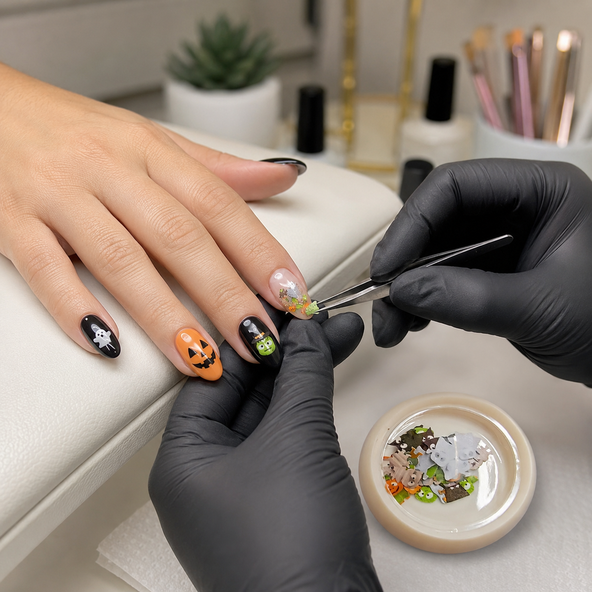 Spiral Bisutería Halloween para Uñas NSB0081