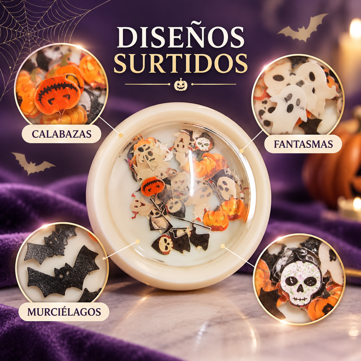 Spiral Bisutería Decorativa para Uñas Halloween – NSB0083