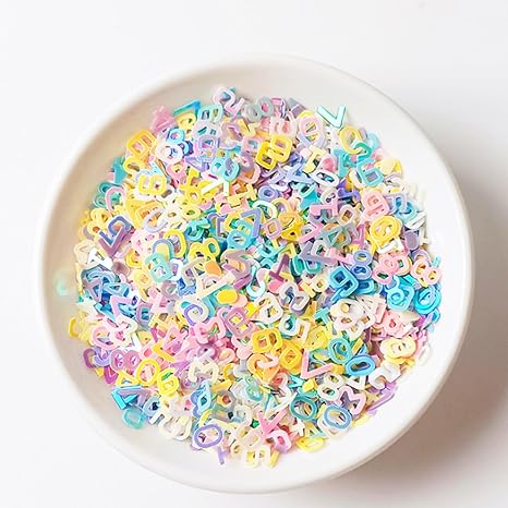 Spiral Confeti de Números para Uñas Multicolor NSB0092