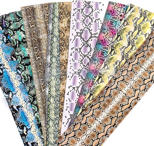 Spiral Nail Foil NSB0128 – Set de 10 Rollos con Estampados de Serpiente para Uñas