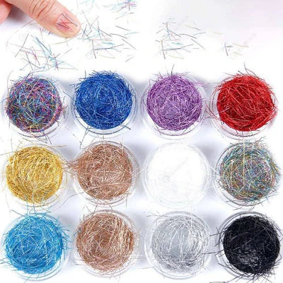 Spiral Pelo de Ángel Nail 3D Art Kit 12 Piezas NSB0156