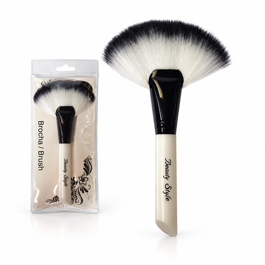 Beauty Style Brocha de Maquillaje Tipo Abanico 0156330