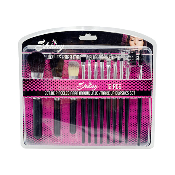Shany Set de 12 Pinceles para Maquillaje 0156352