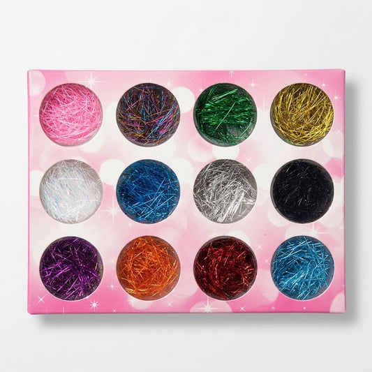 Spiral Glitter Holográfico para Uñas 12 Colores NSB0156